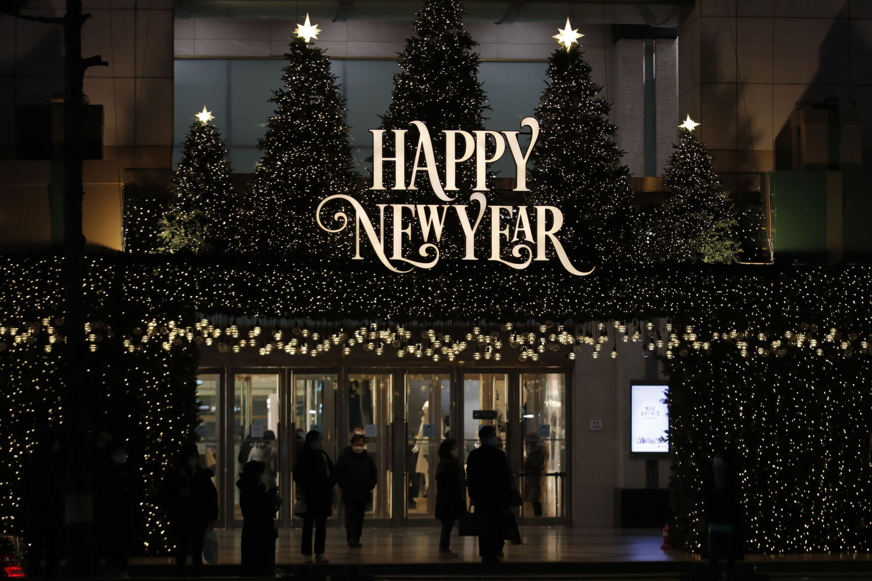 Virus Outbreak South Korea New Years Eve